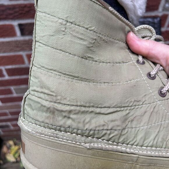 Sorel Geneva Duck Snow Boots Olive Green Size 9 - Picture 9 of 12